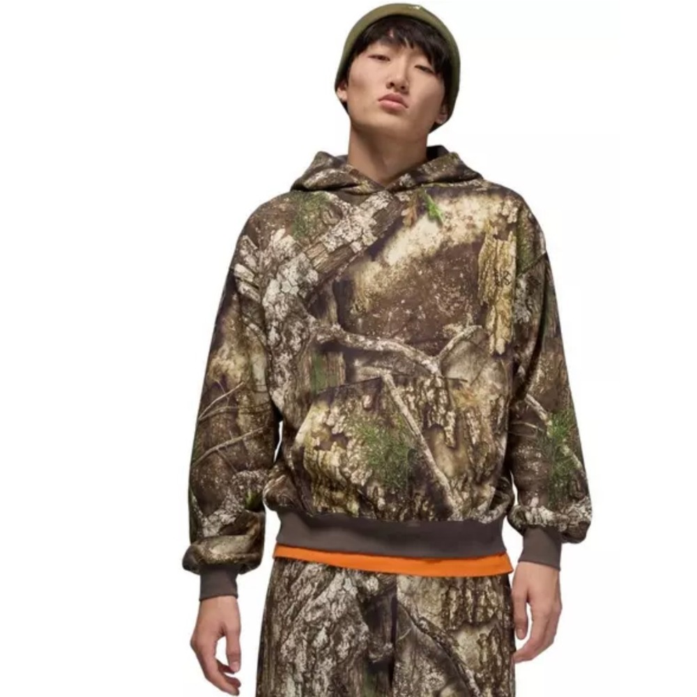 New Jordan Brooklyn XL  Men's Fleece Realtree Pullover Hoodie Camo HV1860-222